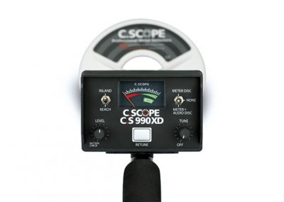 990XD metal detector control head